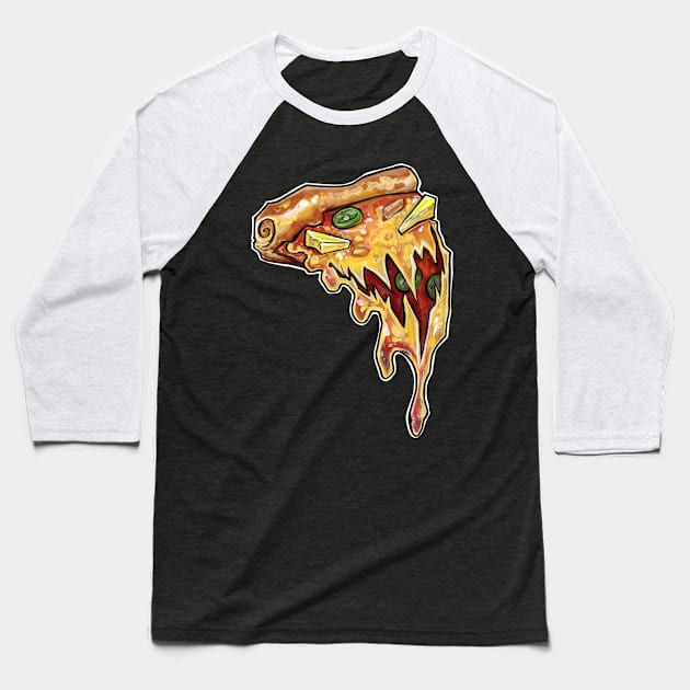 Pineapple pizza Baseball T-Shirt by BiancaRomanStumpff